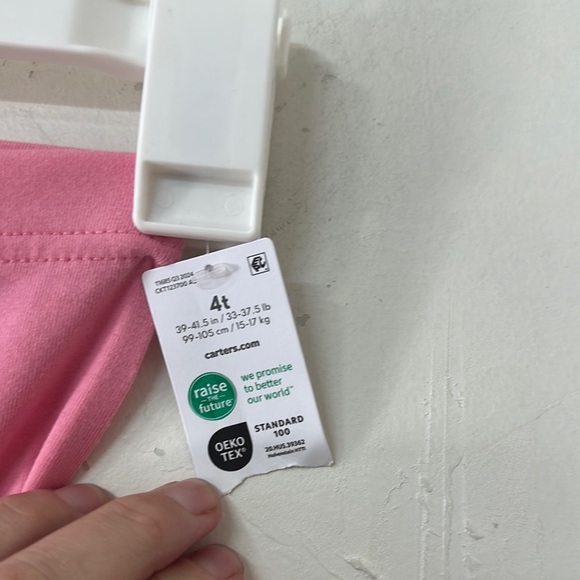 Carter's Pink Leggings - Picture 2 of 2